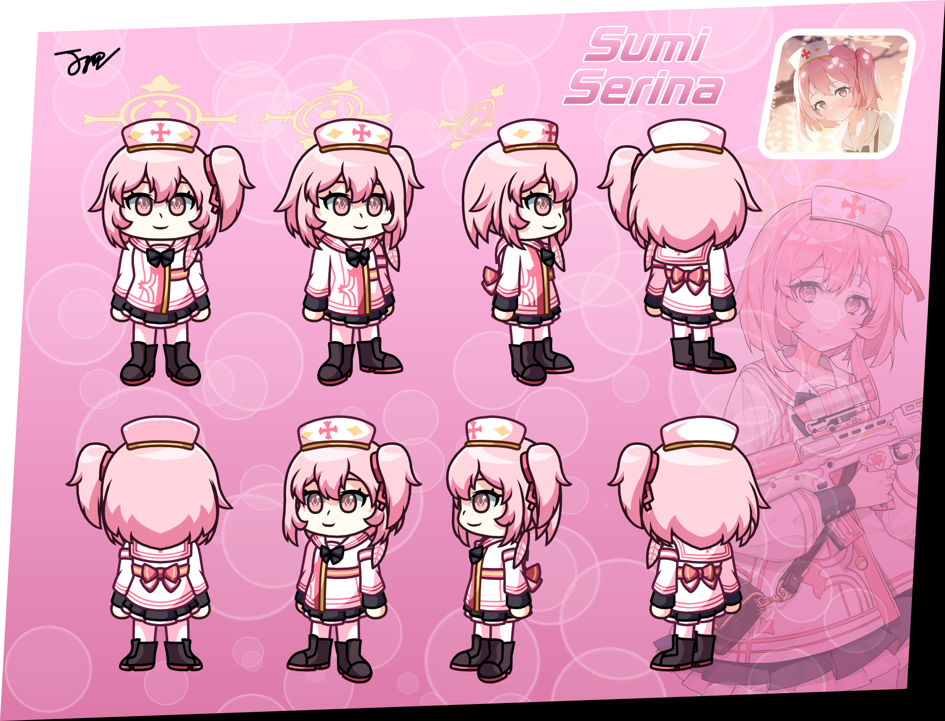 Serina (Model sheet)